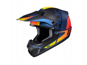 KASK HJC CS-MX II CREED BLACK/BLUE/ORANGE S