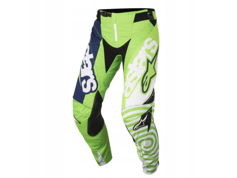 SPODNIE ALPINESTARS GREEN FLUO WHITE DARK BLUE 26