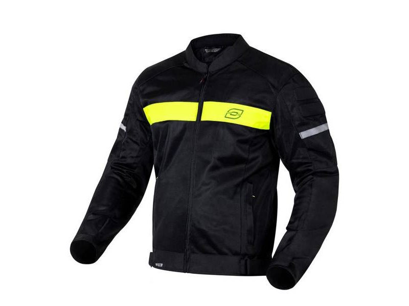 KURTKA OZONE DART BLACK/FLUO YELLOW 6XL