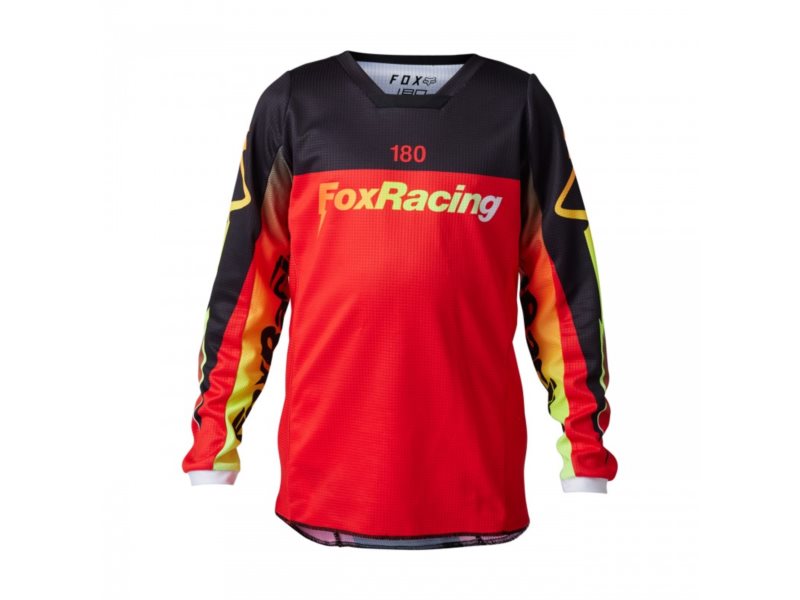 BLUZA FOX JUNIOR 180 STATK FLUORESCENT RED M