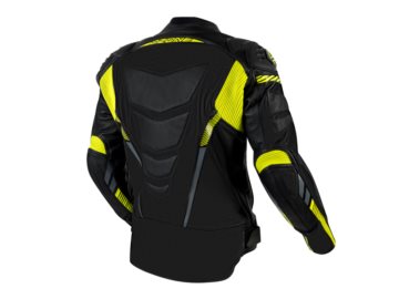 KURTKA OZONE RS600 BLACK/FLO YELLOW 50