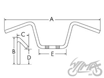 KIEROWNICA 28,5MM ALUMIN SREBRNA CALOWA AW5132