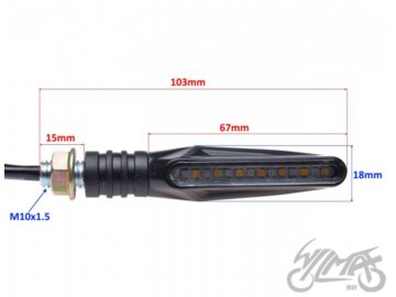 KIERUNKOWSKAZ TYL ATV UTV LED DIODY AM14671B PARA