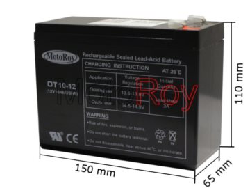 AKUMULATOR GS 12V 10AH ROY07729