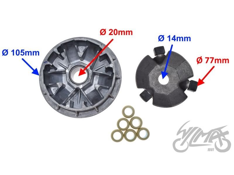 WARIATOR SYM EURO5 4T SOR0103 peugeot nowy typ