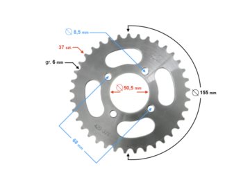 ZEBATKA TYL ATV 420 Z37 5905220832569