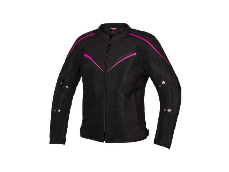 KURTKA REBELHORN HIFLOW IV LADY BLACK/FLO PINK L