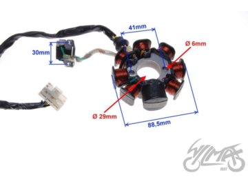 STATOR SILNIK 156FMI FM2001