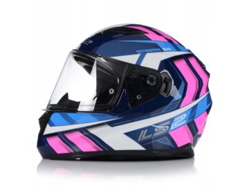 KASK LS2 FF320 STREAM LOOP BLUE FLUO PINK M