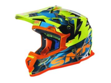 KASK SMK ALLTERRA FULMINE NIEB-POMARAN-ZOLTY XS