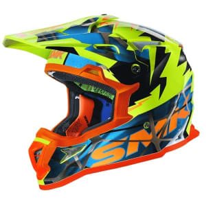 KASK SMK ALLTERRA FULMINE NIEB-POMARAN-ZOLTY XS