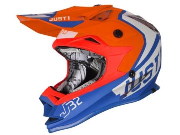 KASK JUST1 J32 JUNIOR VERTIGO BLUE-FLUO ORANGE L