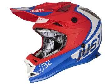 KASK JUST1 J32 JUNIOR VERTIGO BLUE-WHITE-RED M