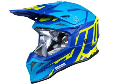 KASK JUST1 J39 POSEIDON BLUE FLUO YELLOW MATT S