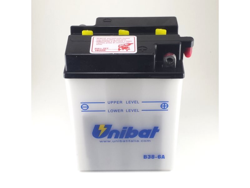 AKUMULATOR UNIBAT B38-6A 6V 13AH