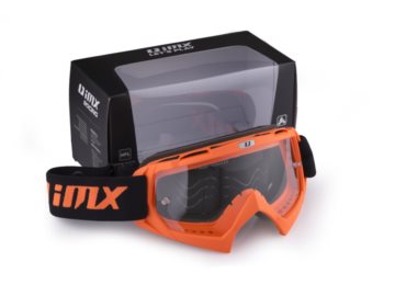 GOGLE IMX MUD ORANGE MATT 1 SZYBA W ZESTAW.