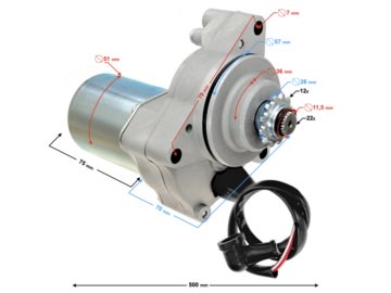 ROZRUSZNIK MOTOROWER 50CCM 5905220819133