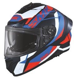 KASK SMK TYPHOON MA235 CZARNO/CZERWONO/NIEBIESKI M