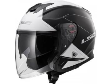 KASK LS2 OF521 INFINITY BEYOND MATT BLACK WHIITE S