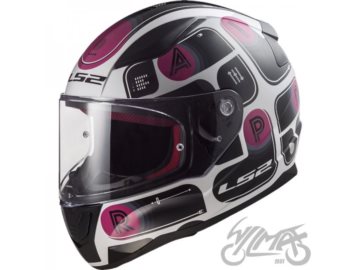 KASK LS2 FF353 RAPID BRICK BLACK PINK S