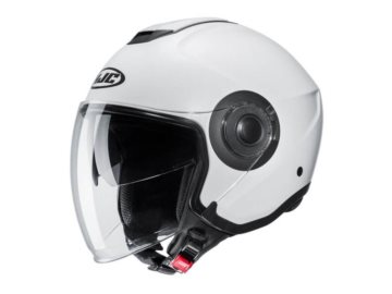 KASK HJC I40N SOLID SEMI FLAT PEARL WHITE S