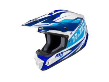 KASK HJC CS-MX II WEEK WHITE/BLUE M CROSS