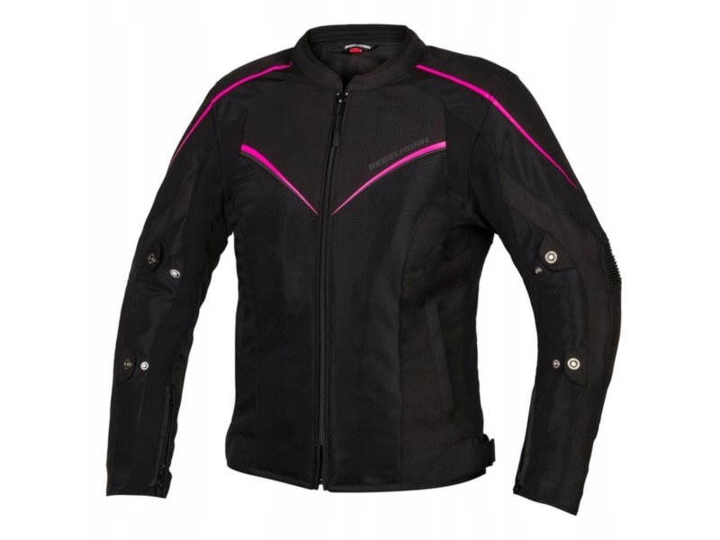 KURTKA REBELHORN HIFLOW IV LADY BLACK/FLO PINK XL