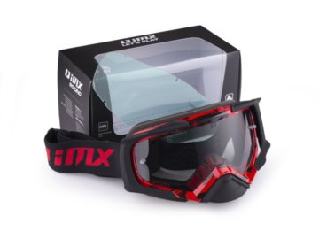 GOGLE IMX DUST GRAPHIC RED/BLACK  2 SZYBY W ZESTAW