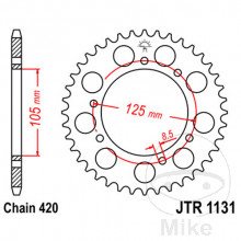 ZEBATKA TYL 2075 JTR1131-52 CAR420 7271679 SENDA