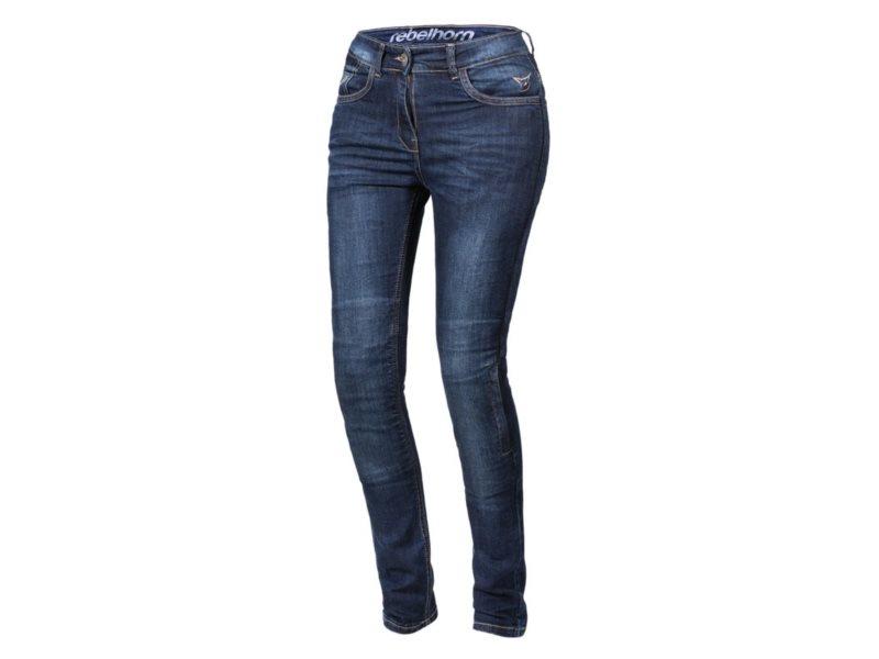 SPODNIE REBELHORN JEANS LISA LADY SKINNY BLUE 28