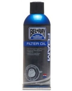 BEL-RAY FOAM FILTER OLEJ FILTR POWIET 400ML  GABKA