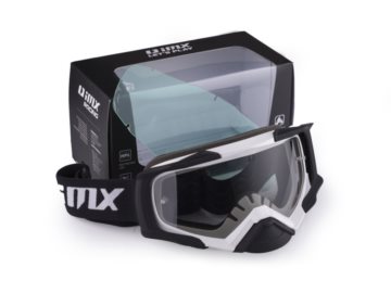 GOGLE IMX DUST WHITE/BLACK MATT 2 SZYBY W ZESTAWIE