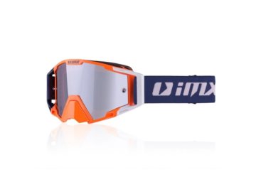 GOGLE IMX SAND ORANGE/WHITE/BLUE 2 SZYBY W ZESTAWI