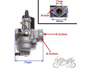 GAZNIK SYM 2T  HONDA DIO AY56011C