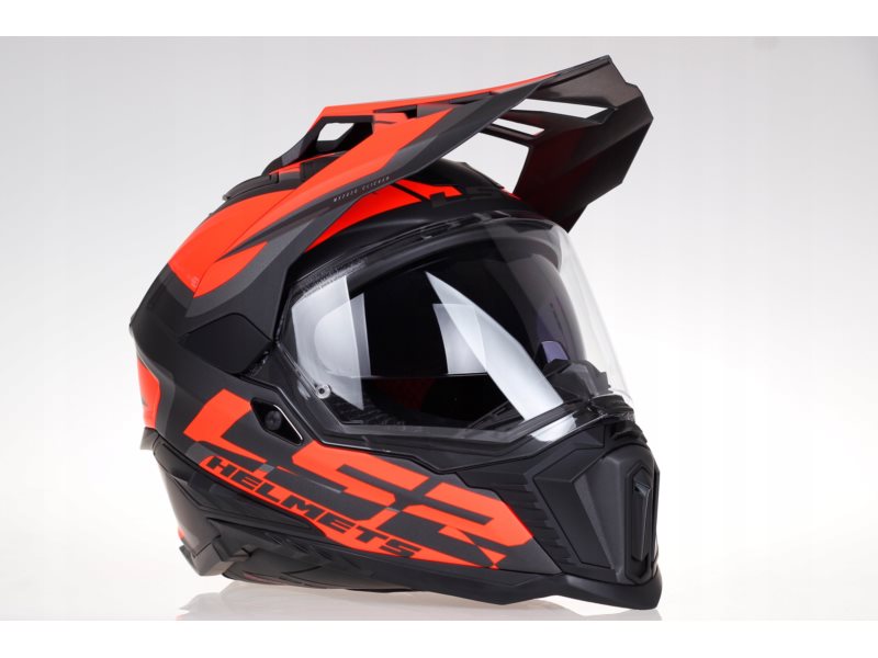 KASK LS2 MX701 EXPLORER ALTER MATT BLACK ORANGE M