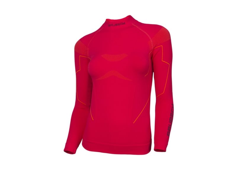 BLUZA DAMSKA BRUBECK THERMO MALINOWA XS