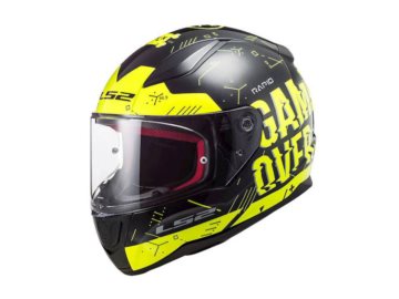 KASK LS2 FF353 RAPID PLAYER H-V YELLOW BLACK L