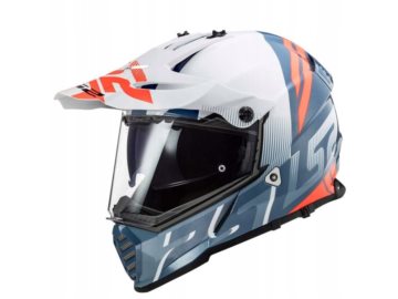 KASK LS2 MX436 PIONEER EVO EVOLVE WHITE COBALT 3XL